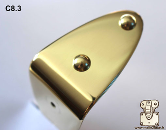 Clou tête bombée laiton massif 8 mm malle de luxe vuitton C8.3