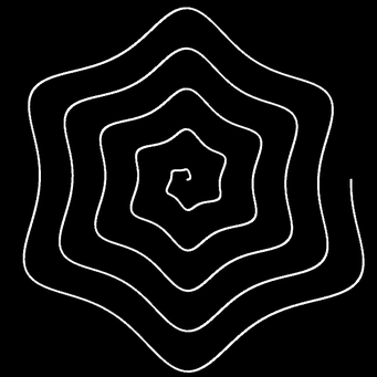 Transformation Archimed. Spirale, m=6,q=5,p=5