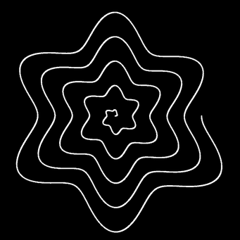 Transformation Archimed. Spirale, m=6,q=1,p=3
