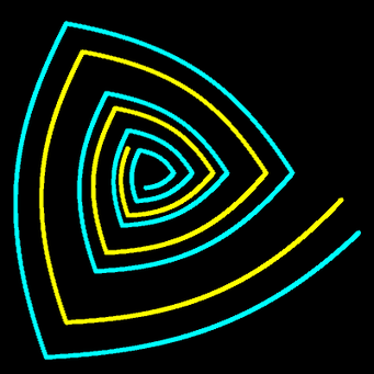 planare Spiral-Antenne basierend auf Logarithmischer Antenne - 1