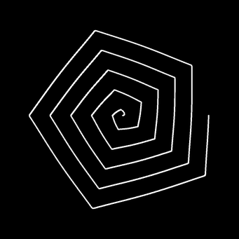 Transformation Archimed. Spirale, m=5,q=156,p=100