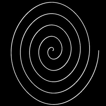 Transformation Archimed. Spirale, m=2,q=5,p=5