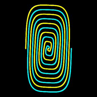 planare Spiral-Antenne basierend auf Archimedischer Antenne - 4