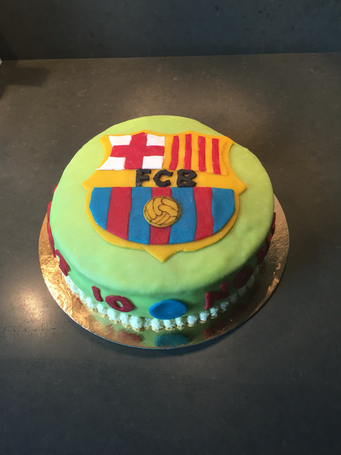FC Barcelona taart