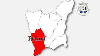 Pelmá– Localização da freguesia no concelho de Alvaiázere
