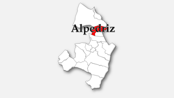 Alpedriz – Localização da freguesia no concelho de Alcobaça