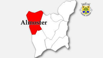 Almoster– Localização da freguesia no concelho de Alvaiázere