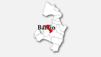Bárrio  – Localização da freguesia no concelho de Alcobaça