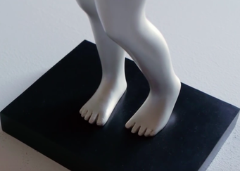 KIKI SMITH, Path (GALLERIA CONTINUA, San Gimignano 31.05.2014 - 30.08.2014: from a Youtube video)