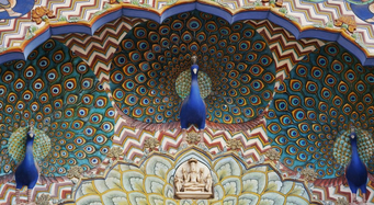 City Palace, Jaipur, India, 1729. Photo by Brando, via Flickr (from Artsy.net)