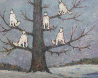 SERGEI PANKEJEFF, Wolves sitting in a tree, 1964, Freud Museum London (seen online)