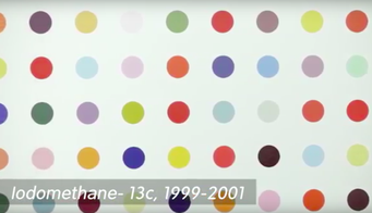 DAMIEN HIRST "Iodomethane-13c" 1999-2001 (from his website, detail)