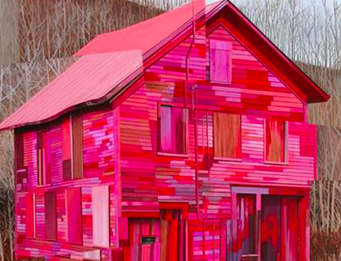 JESSICA HESS, North Adams, oil on canvas, 42x36 inches, 2017