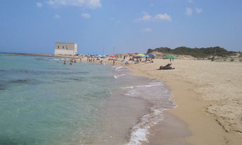 Urlaub am Badestrand in Apulien nahe dem Ferienhaus