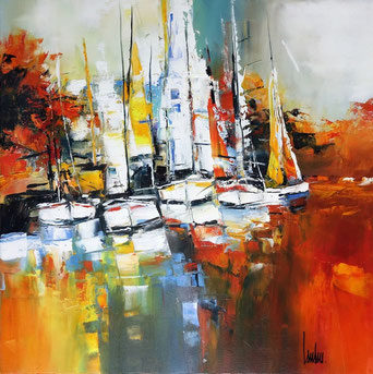 "Voiles dehors" - 60x60 