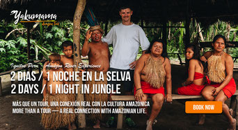 2-day Amazon jungle tour from Iquitos with local guide and overnight stay in the rainforest Tour de 2 días en la selva desde Iquitos con guía local y una noche de alojamiento en la selva amazónica