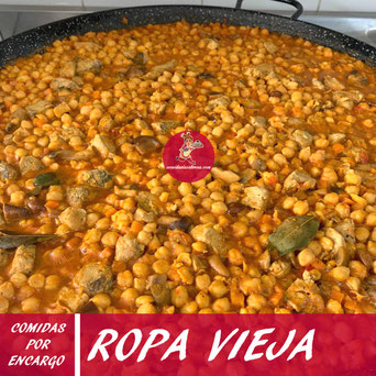 Ropa vieja por encargo en Tenerife - Comidas La Sabrosa