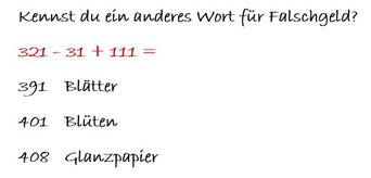 Lesen und Rechnen - ein Dreamteam