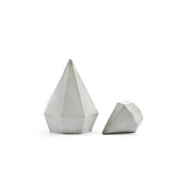 Concrete Diamond Sculpture by PASiNGA