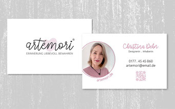 Visitenkarte, Softfeel-Kaschierung