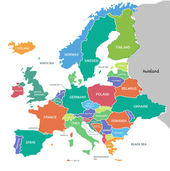 Staaten (Länder) in Europa