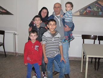 Die syrische Flüchtlingsfamilie war zu Gast beim EineWelt Essen