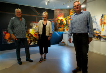 Dorothee Impelmann, Duisburg, Künstler, Galerie, Kunstraum, tOG, take OFF GALLERY, Düsseldorf, Ausstellung, Eingetaucht, Heinz Kehrer, Dirk Palder, Industrie-Malerei, abstrakt, gegenständlich