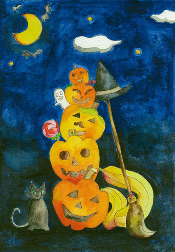 2014年作品「Halloween night」