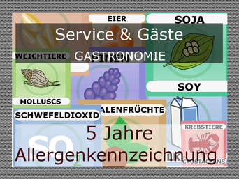 Allergene Kennzeichnung von Speisekarten