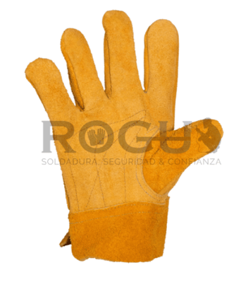 Guantes de carnaza cortos