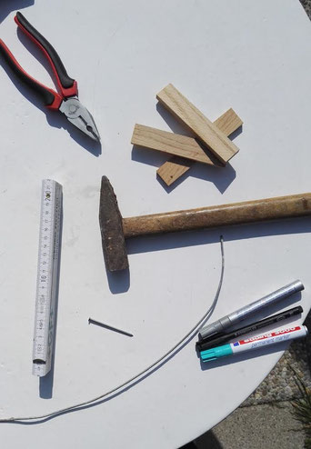Letter Lovers donnerletter: Anleitung Gemüse- und Kräuterschilder für den Garten: Diese Materialien brauchst du.