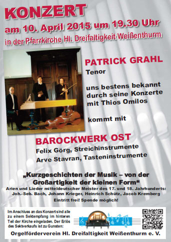 Barockwerk Ost, Thios Omilos, Patrick Grahl, Orgelförderverein, Klais-Orgel, Hl. Dreifaltigkeit