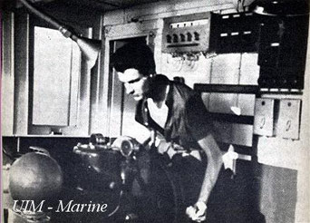 Jacques Chirac pilotin 1950 - Photo UIM