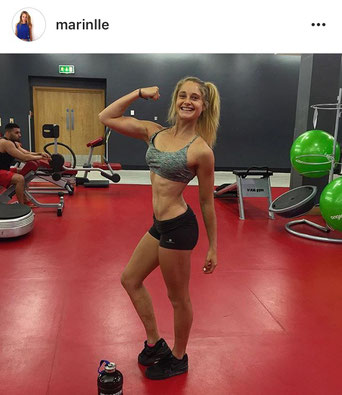 Marine Leleu, Personal trainer et Ambassadrice de MyProtein