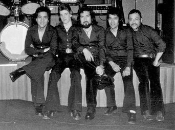 van links naar rechts: Chris van Eldik, Joop Hellebrekers, Ronald Keyner, Lex van Eldik, Ronny Domingus.