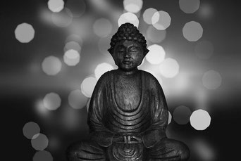 Buddha Figur, innere Mitte, Frieden, Ruhe, Glück