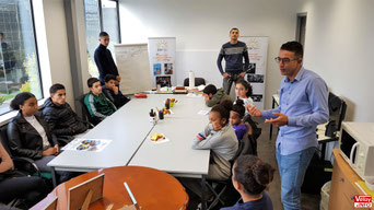 Atelier organisé par Élan Solidarité Vélizy (ESV).