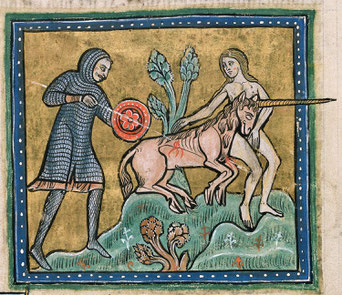 Bestiaire latin. Londres, The British Library, MS. Royal 12.F.XIII, f°10