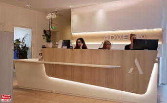 L'accueil d'Advetia Vélizy.