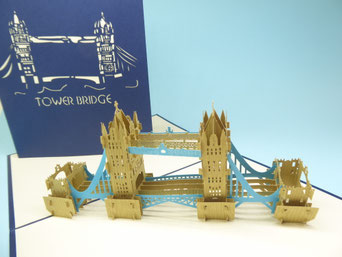 Carte pop-up Tower Bridge Londres