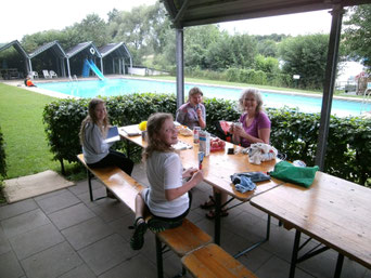 Autenhausen, Campingplatz mit Schwimmbad