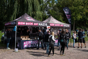 KEIN BOCK AUF NAZIS - Festivalstand