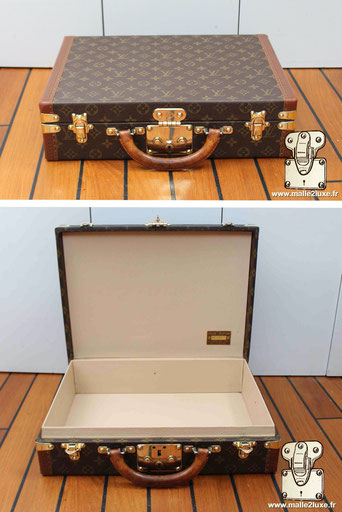 despatch box valise Louis Vuitton vide vintage