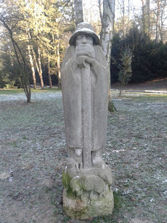 Skulptur " Der Schäfer" - Bunter Garten Mönchengladbach
