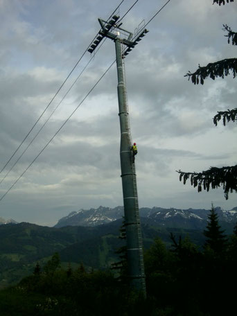 travaux sur pylône