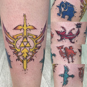 Tattoo videojuego Zelda