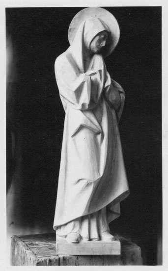 Maria (aus einer Kreuzigungsgruppe), 0,9 m, 1951