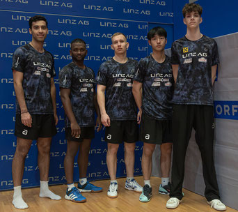 Foto M. Pillik - SPG LINZ Team Youssef Abelaziz, Amalraj Anthony Aputharaj, Konstatin Chernov, Zhenlong Liu, Tobias Tischberger 