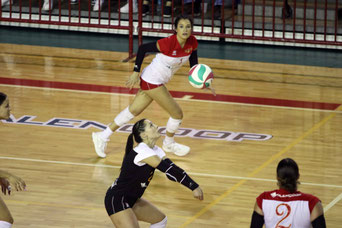Madison Cruzado de las Valencianas de Juncos con buenos numeros hasta la segunda semana de la LVSF / Foto por Heriberto Rosario