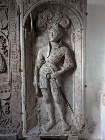 Stephan von Schaumberg in der Kirche Haslach